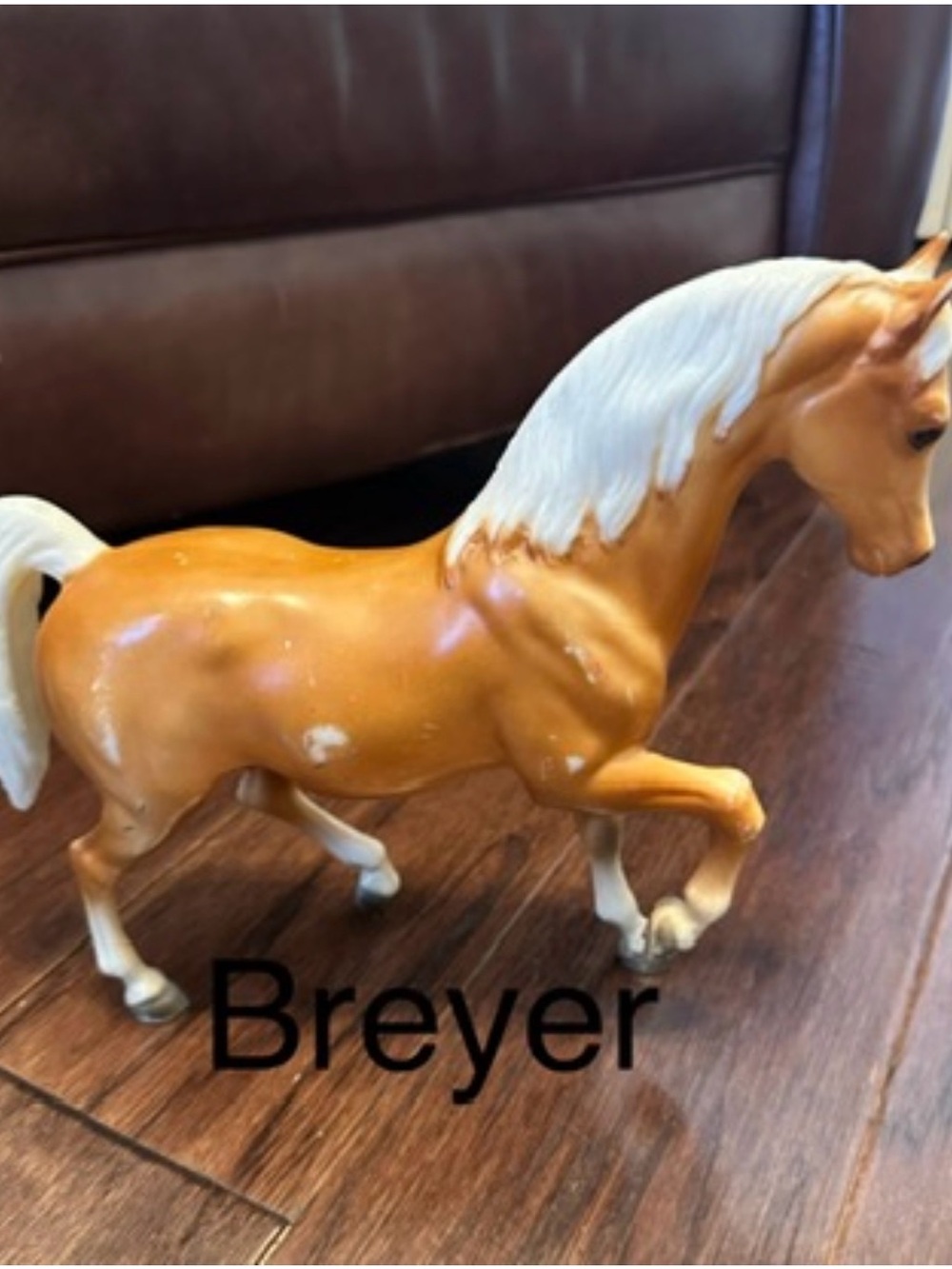 Breyer Traditional Family Arabian Stallion “Faith” 1967-1987 - Matte Palamino